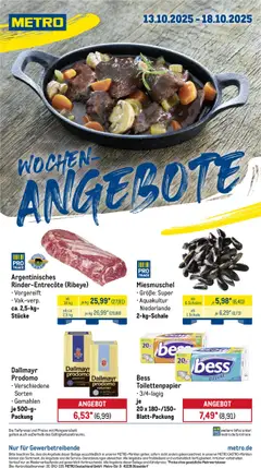Vorschau von dem Prospekt des Geschäftes Metro, gültig ab dem 13.10.2025