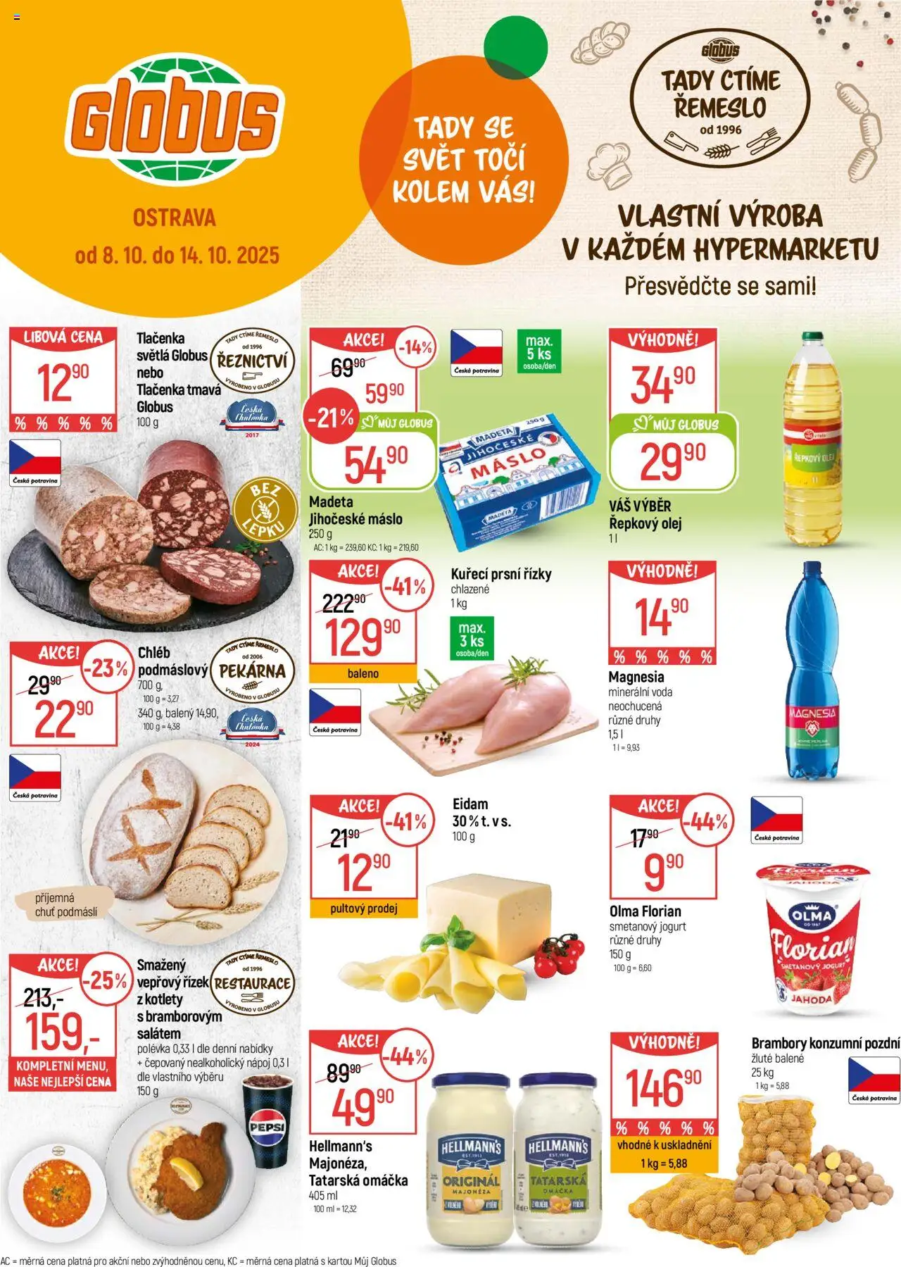  Globus leták od 08.10.2025 >> Akční nabídka "Ostrava"