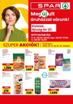 Spar - SPAR üzlet megújulás Kistelek megtekintése, amely érvényes 2025.07.17.-től