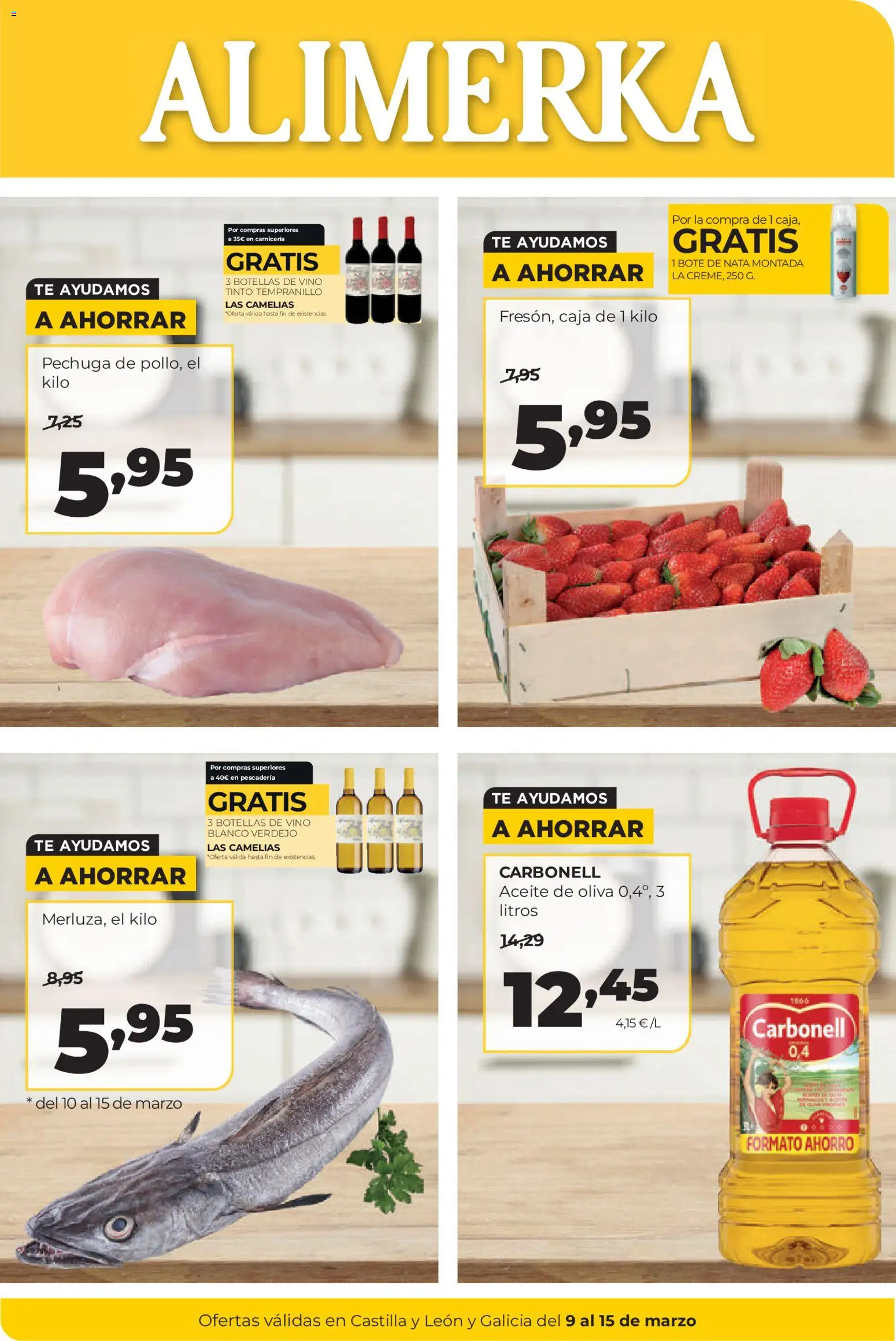 Vista previa del folleto de la tienda Alimerka válido desde el 09/03/2026 