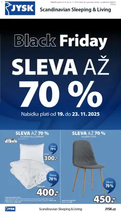 Náhled nabídky: JYSK Black Friday platný od 19.11.2025