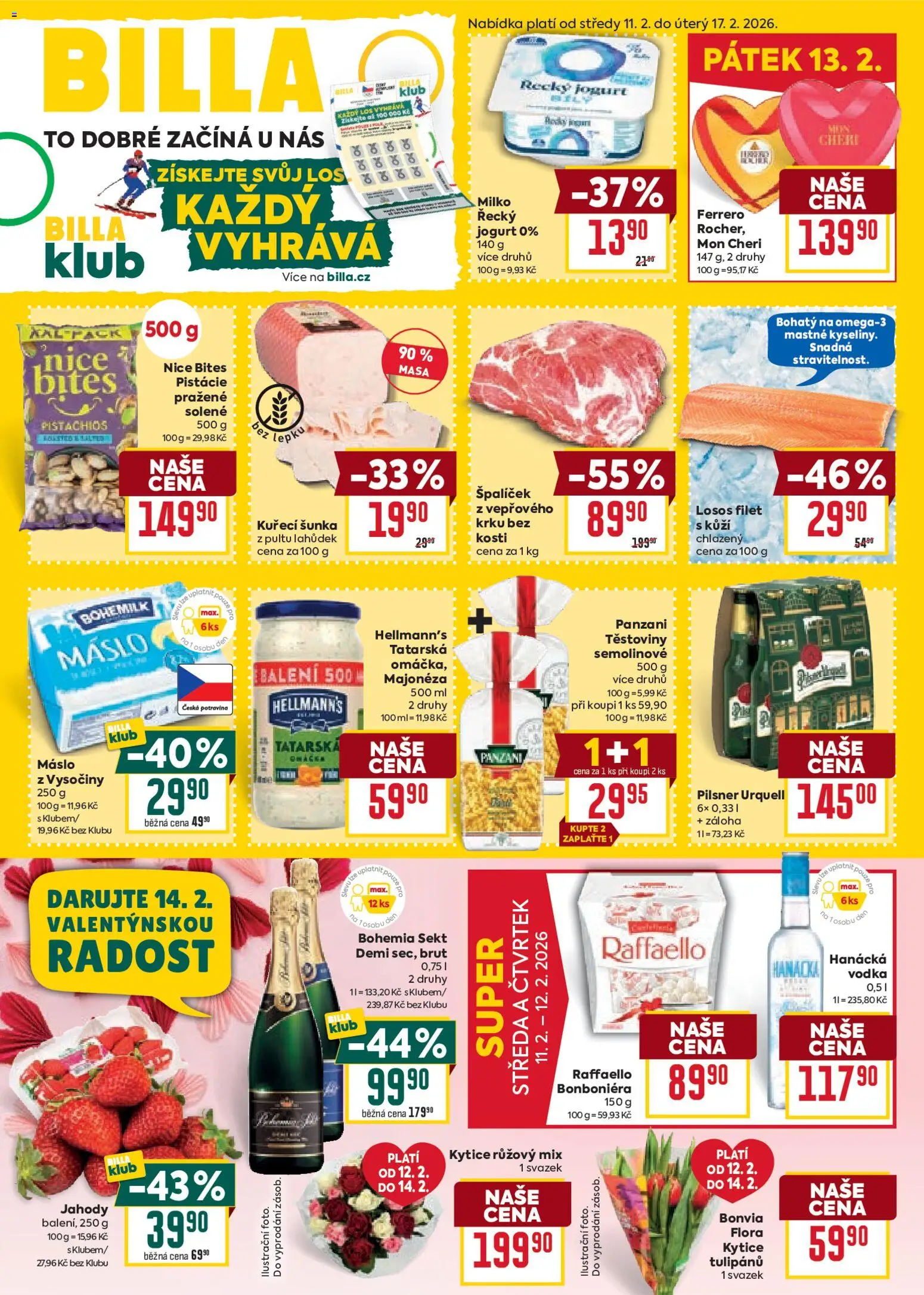 Náhled nabídky: Billa Malý leták platný od 11.02.2026