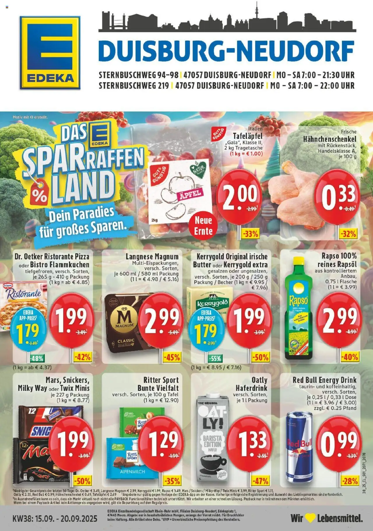 EDEKA Prospekt ab 14.09.2025 - Prospekt Duisburg Online