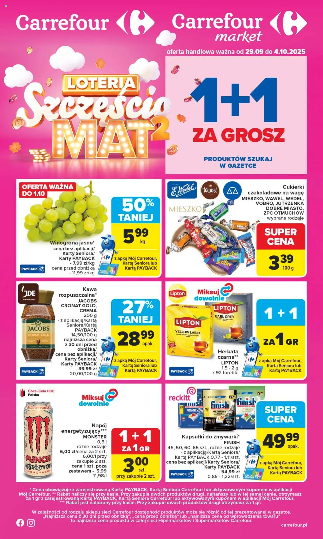 Carrefour Gazetka od 29.09.2025 - Nowa Gazetka - Numer strony 1
