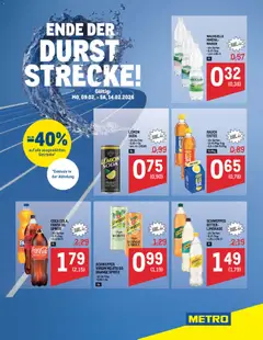 Vorschau der Angebote: Metro Durststrecke gültig ab 09.02.2026