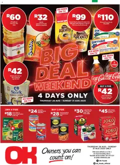 Preview of OK Foods flyer valid from 28/08/2025