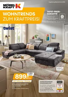 Vorschau von dem Prospekt des Geschäftes Möbel Kraft, gültig ab dem 07.10.2025