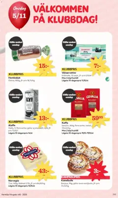 Förhandsgranska reklamblad Aktuella reklamblad Hemköp från butik Hemköp gäller från 03/11/2025 | Sida : 7
