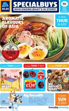 Preview of Aldi Weekly offers UK Specialbuys valid from 24/07/2025