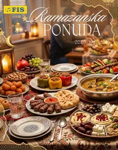 Pregled letka FIS ramazanska ponuda trgovine FIS vrijedi od 02.03.2026