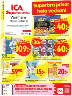 Förhandsgranska reklamblad Malmö från butik ICA Supermarket gäller från 16/03/2026