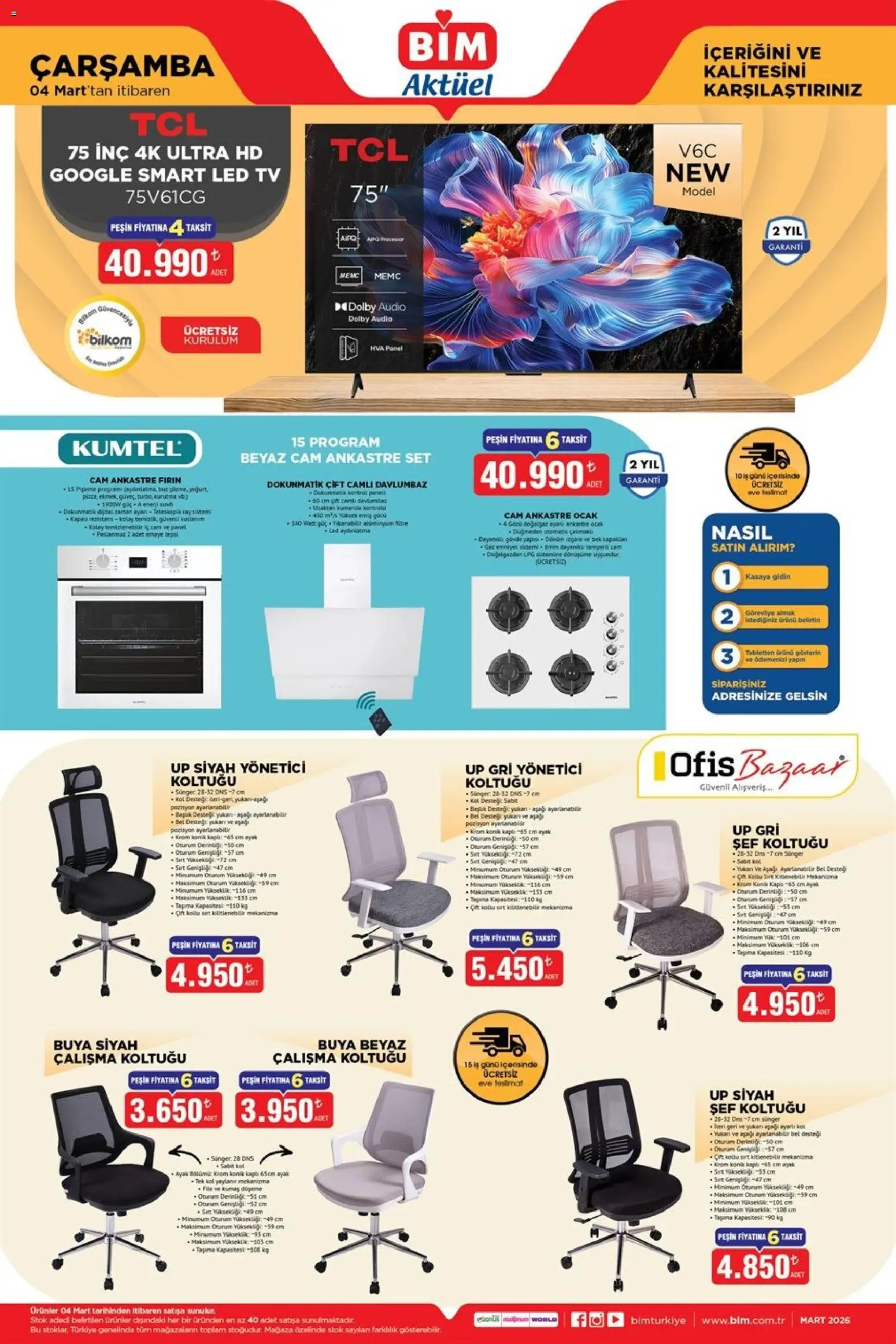 BİM Katalog Çarşamba 04.03.2026 - Broşürünün önizlemesi