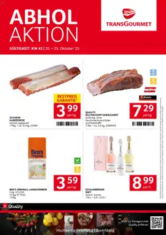 Vorschau der Angebote: Transgourmet Flugblatt gültig ab 20.10.2025