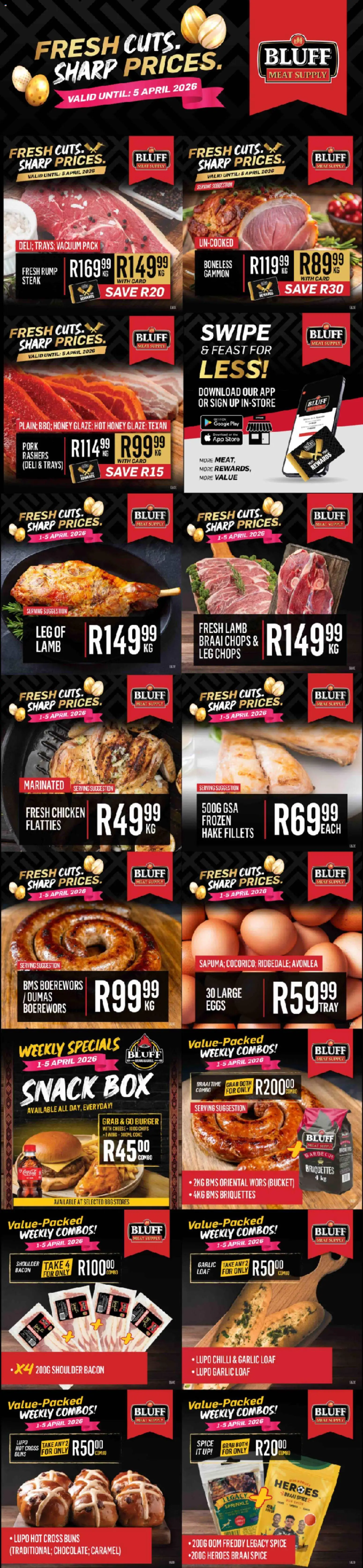 Preview of Bluff Meat Supply flyer valid from 01/04/2026