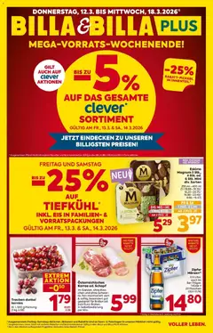 Vorschau der Angebote: Billa BILLA: Flugblatt gültig bei BILLA & BILLA PLUS gültig ab 11.03.2026