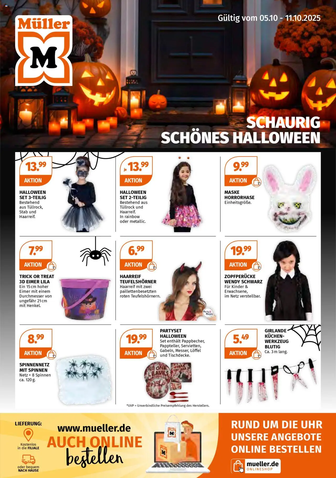 Müller Halloween kann kommen! (vom 05.10.2025 - 11.10.2025)