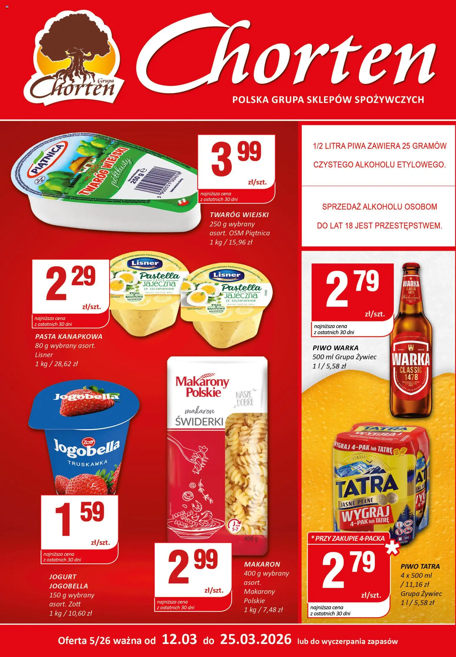 Pogląd gazetki "Chorten gazetka - Plakat" ze sklepu Chorten ważnej od 12.03.2026