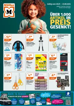 Vorschau von dem Prospekt des Geschäftes Müller, gültig ab dem 28.07.2025