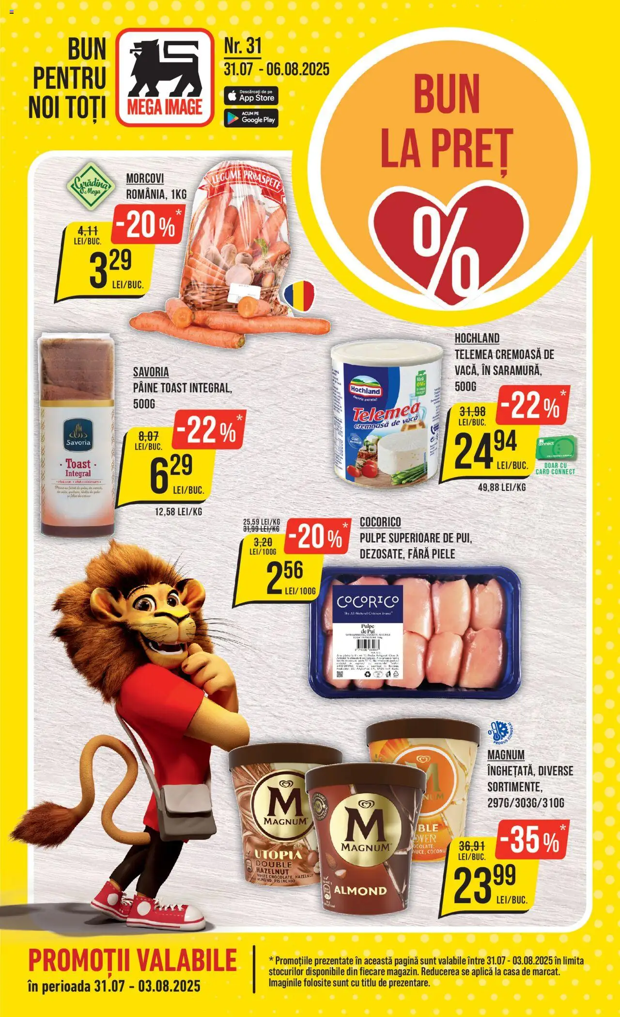 Catalog Mega Image online 31.07.2025 - Revista nou - Pagină 1