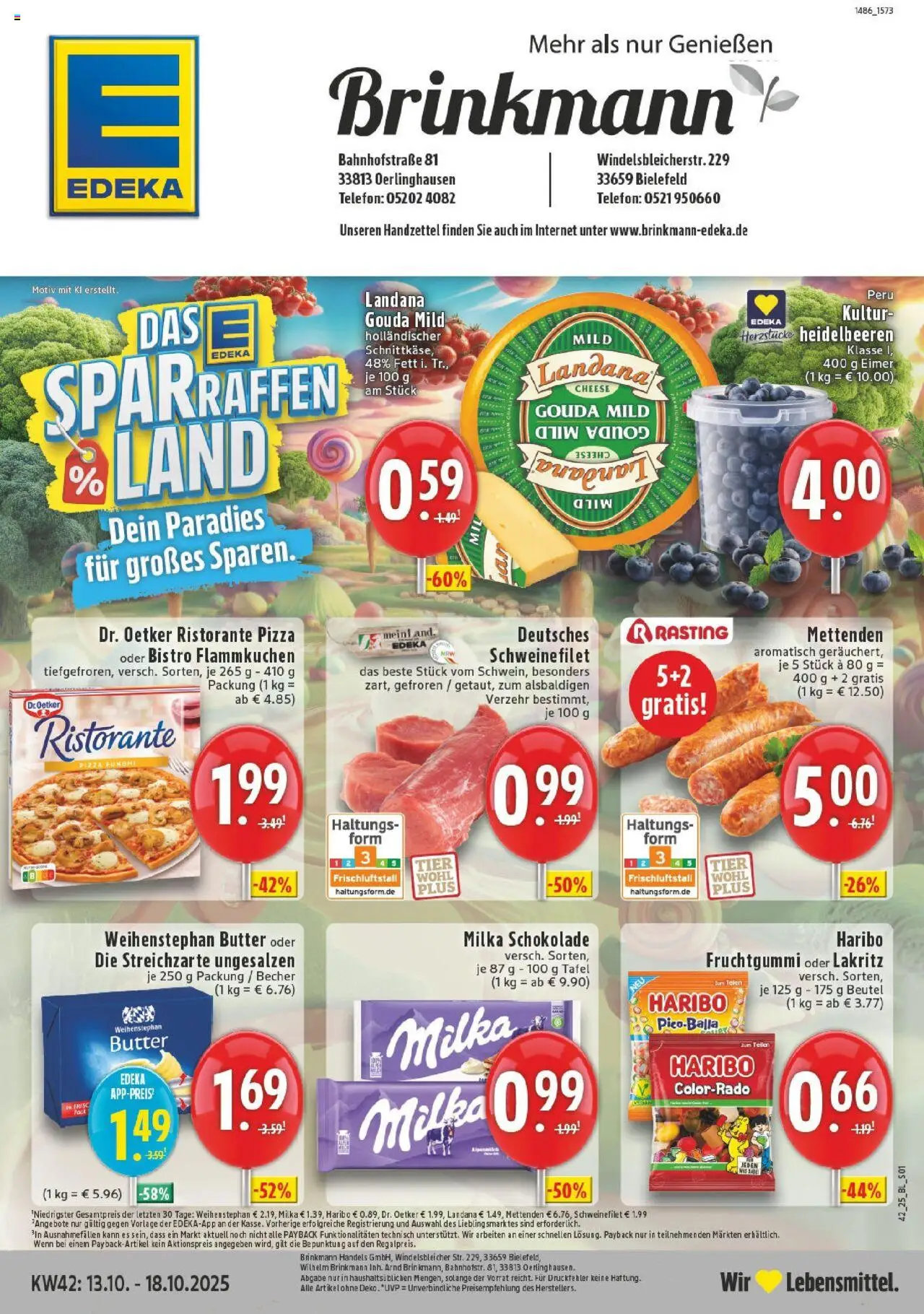 EDEKA Prospekt ab 13.10.2025 - Prospekt Bielefeld Online