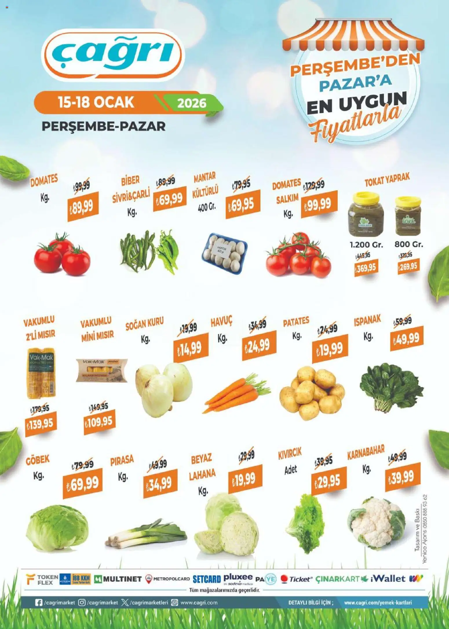 Çağrı Market Manav 15.01.2026 - Broşürünün önizlemesi
