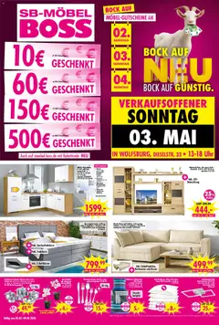 Vorschau von dem Prospekt des Geschäftes SB Möbel Boss, gültig ab dem 01.05.2026