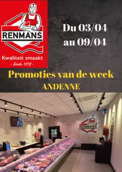 Prévisualisation de Renmans Folder / Publicité du magasin Renmans formulaire valide 03/04/2026