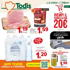 Anteprima dell'opuscolo Volantino Campania - Calabria dal negozio Todis valido da 22/01/2026