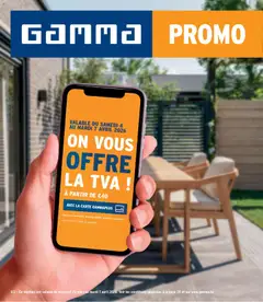 Prévisualisation de GAMMA Publicité du magasin GAMMA formulaire valide 25/03/2026