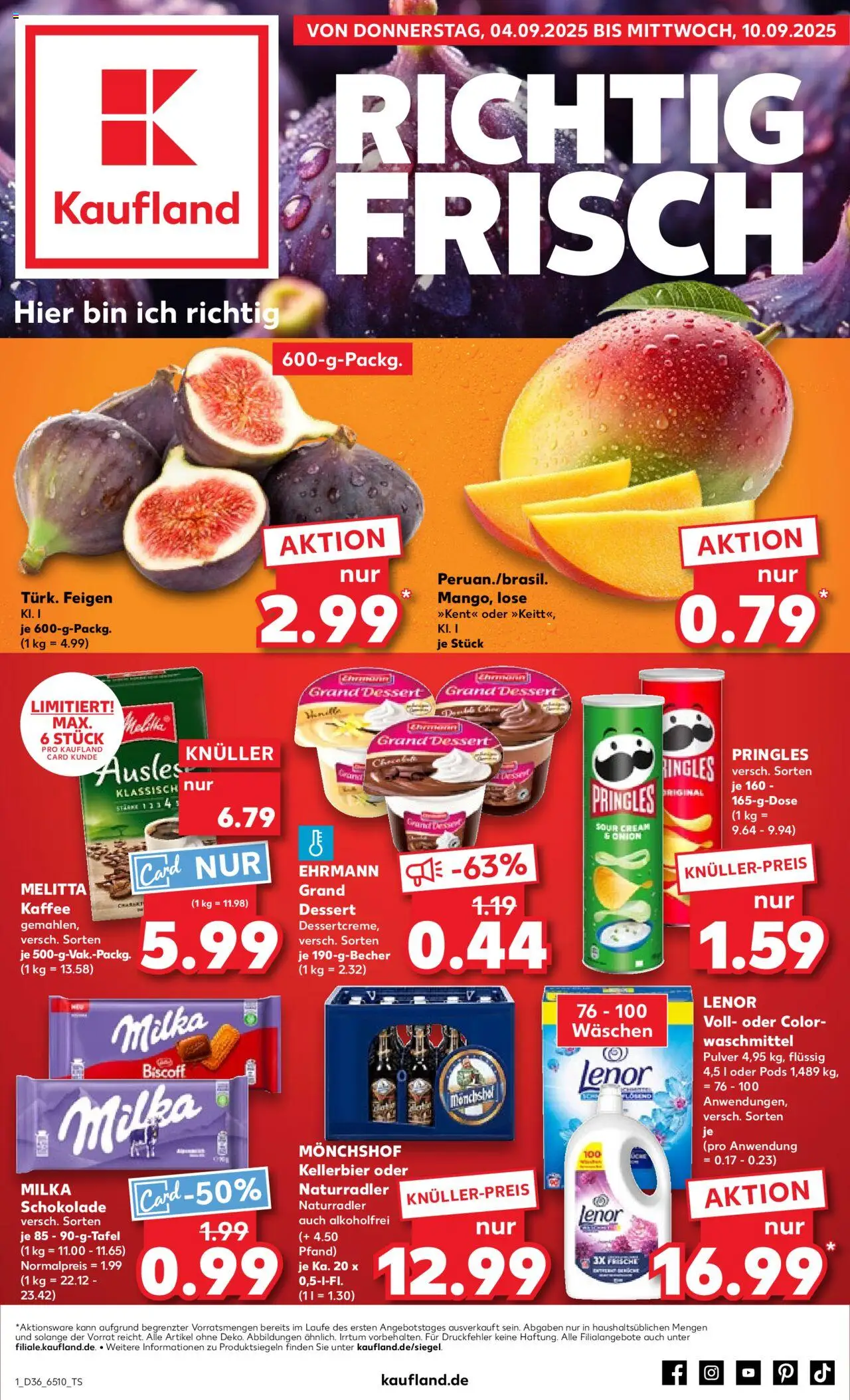 Kaufland DE shop DE Folder Köln geldig vanaf 04-09-2025 - Paginanummer 1