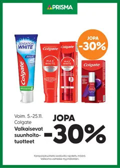 Kaupan Prisma Tarjoukset Colgate esikatselu, voimassa 05/11/2025