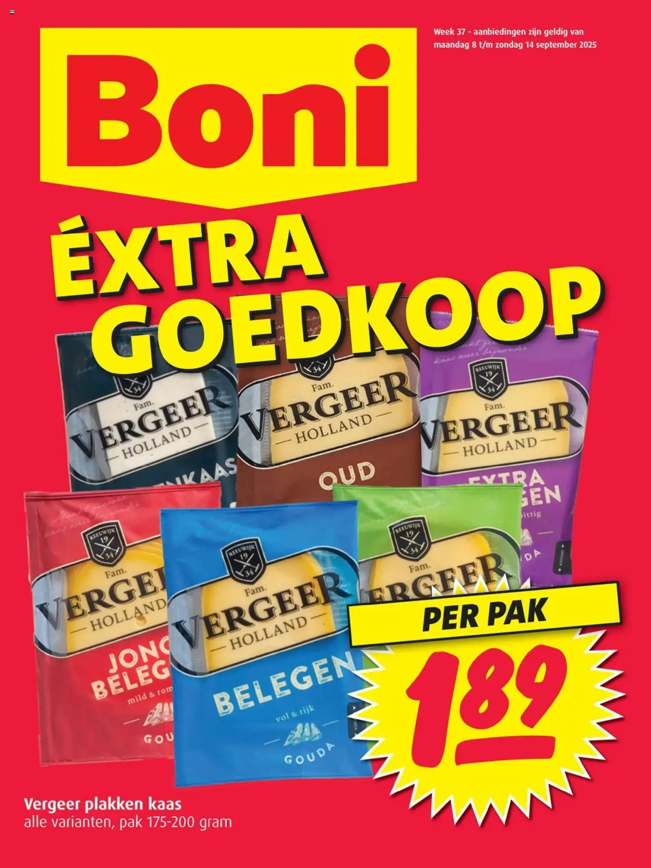 Boni shop Folder week 37 geldig vanaf 08-09-2025 - Paginanummer 1