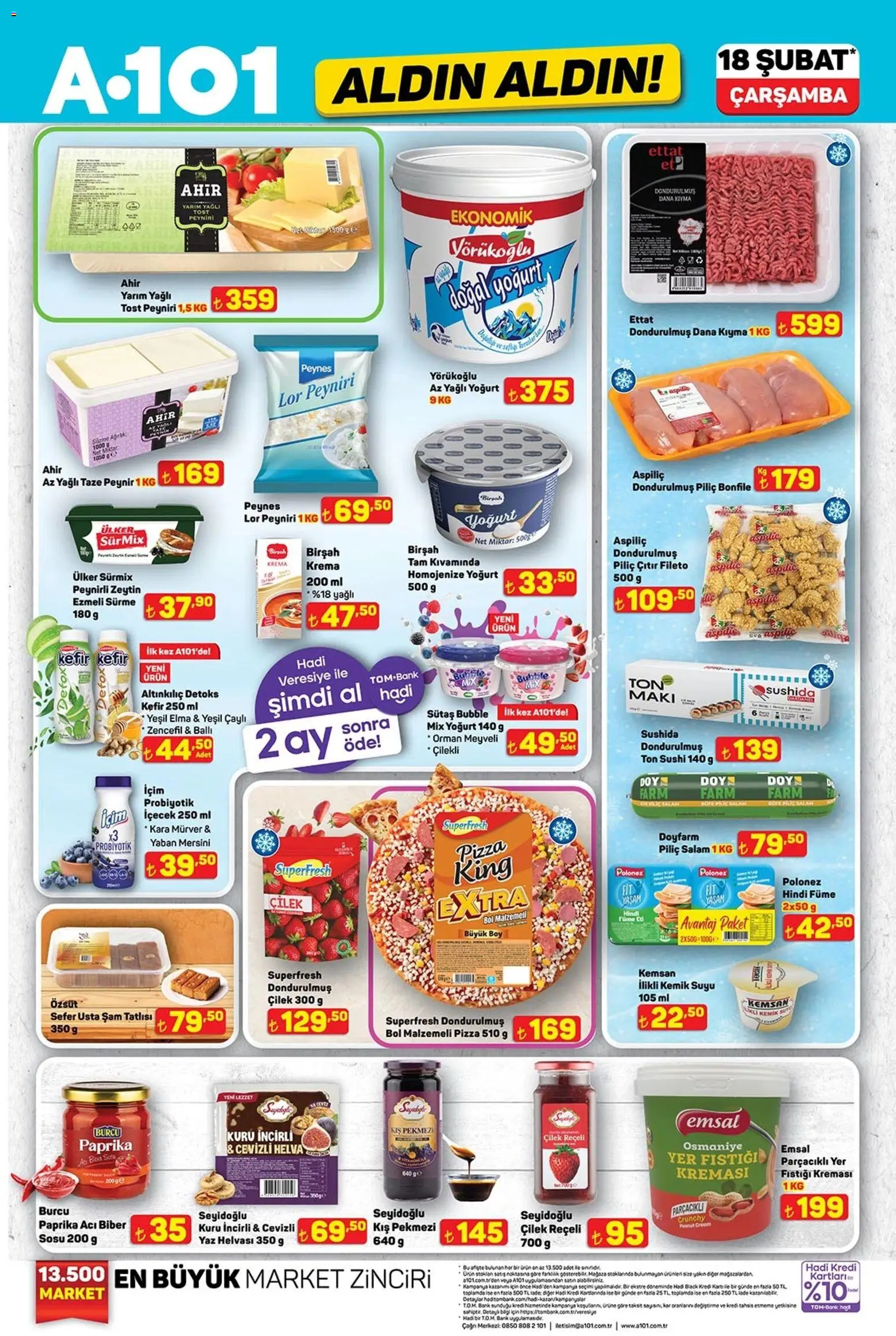 A101 Katalog Aldın Aldın 18.02.2026 - Broşürünün önizlemesi