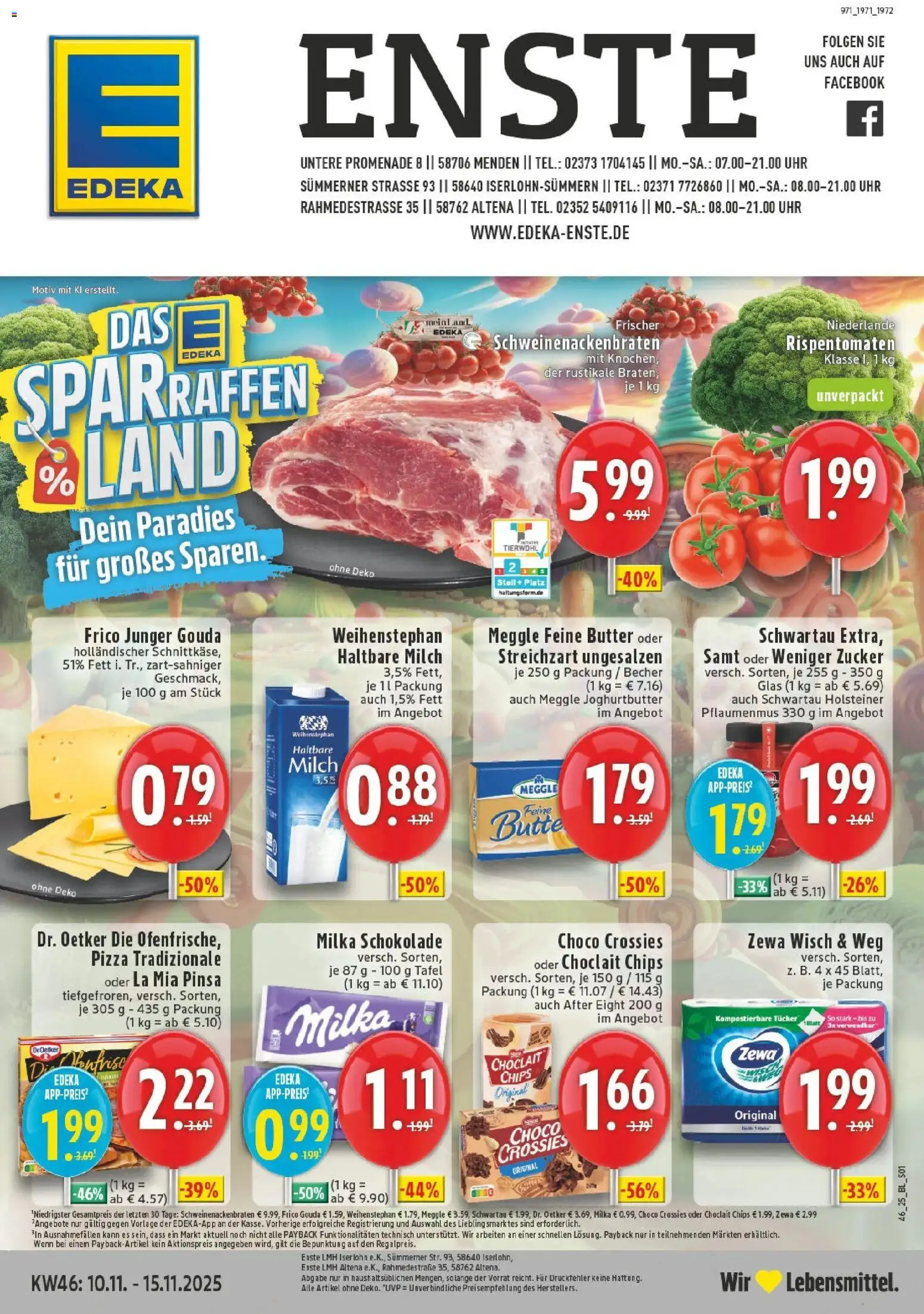 Vorschau von dem Prospekt des Geschäftes Edeka, gültig ab dem 10.11.2025