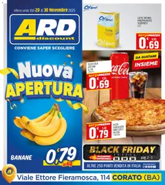 Anteprima dell'opuscolo Volantino Nuova Apertura Corato dal negozio ARD Discount valido da 20/11/2025