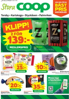 Förhandsgranska reklamblad Aktuella reklamblad Stora Coop från butik Stora Coop gäller från 11/08/2025