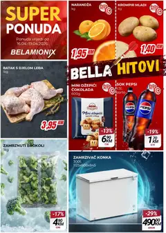 Pregled letka Belamionix vikend akcija trgovine Belamionix vrijedi od 16.04.2026