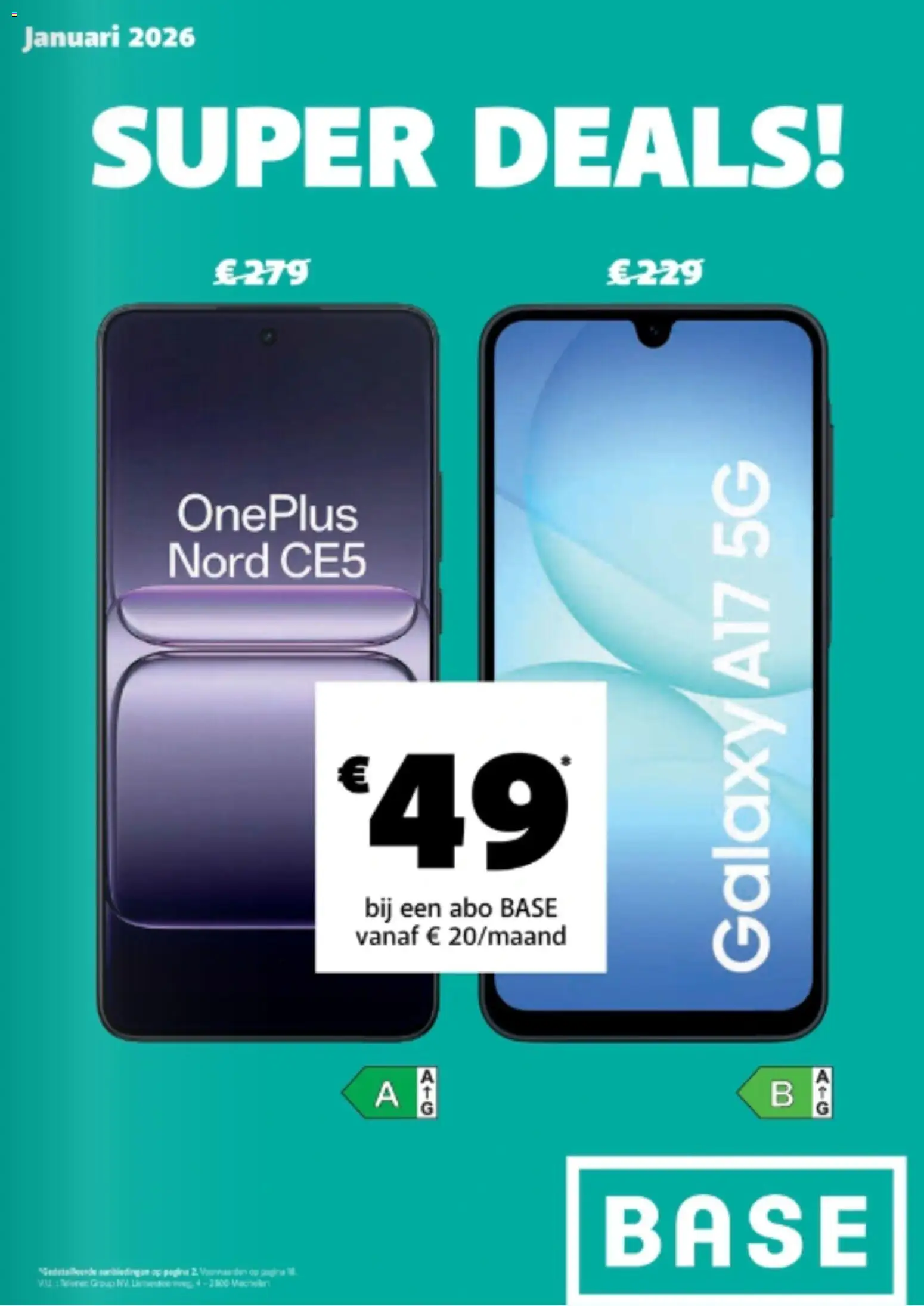 Voorbeeld van Folder / Publicité van winkel Base geldig vanaf 05/01/2026