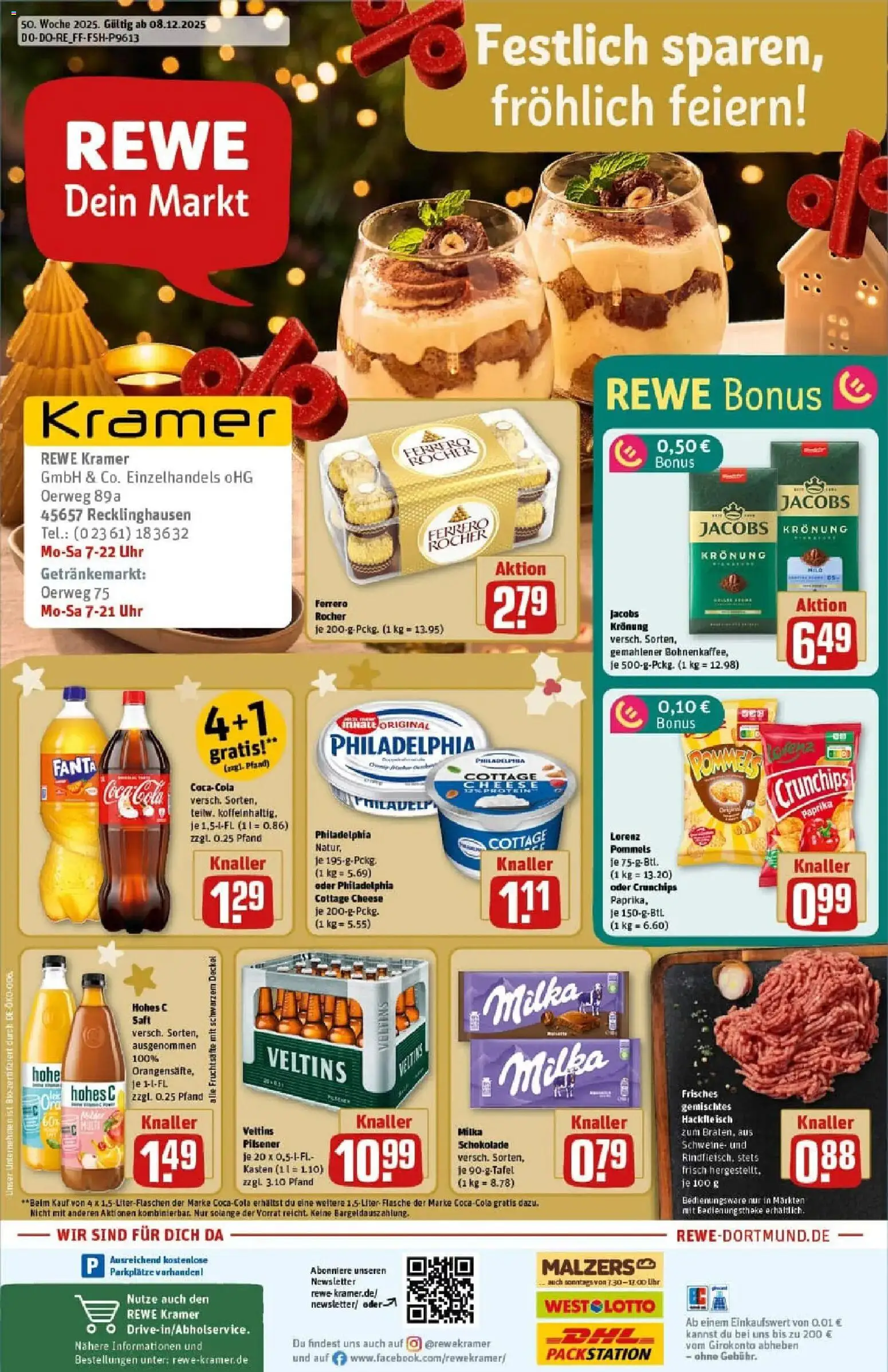 Vorschau von dem Prospekt des Geschäftes Rewe, gültig ab dem 07.12.2025