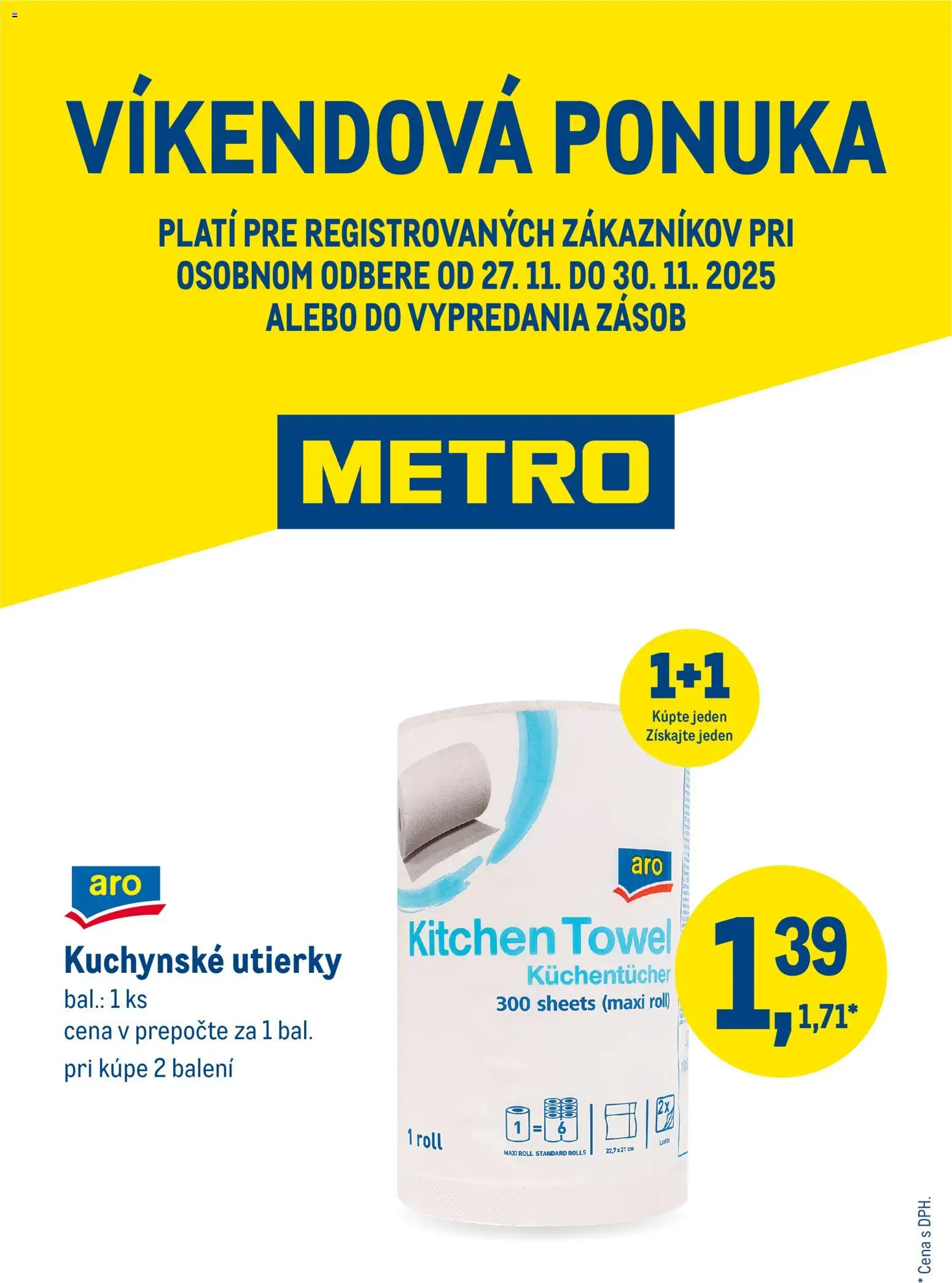Náhľad Metro letáku platného od 27.11.2025