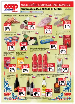 Náhľad COOP Jednota letáku platného od 01.04.2026