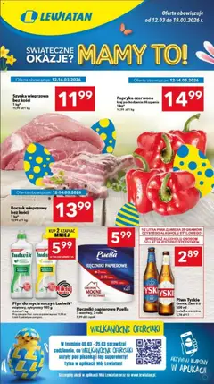 Pogląd gazetki "Lewiatan gazetka - Legnica" ze sklepu Lewiatan ważnej od 12.03.2026