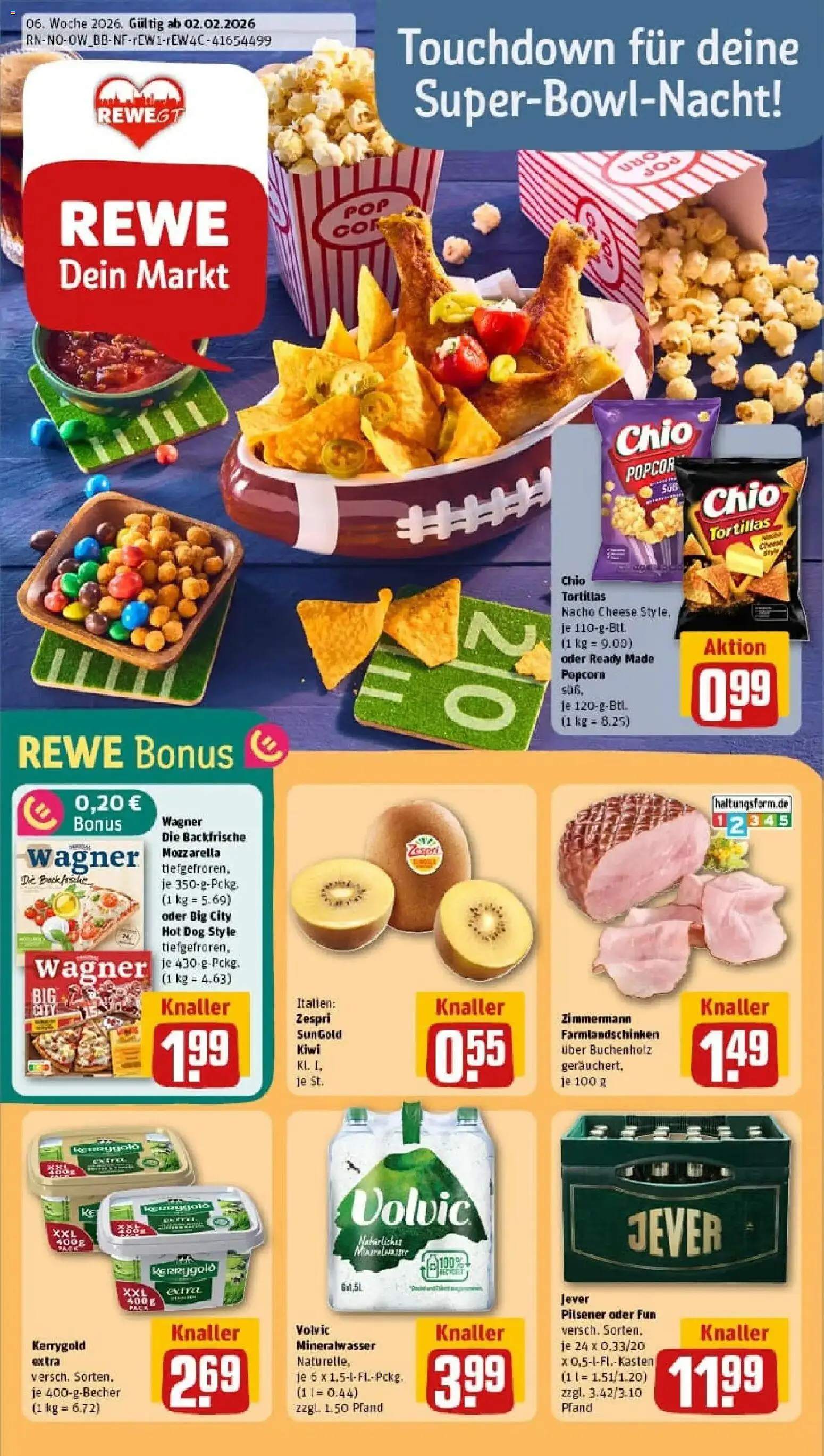 Vorschau von dem Prospekt des Geschäftes Rewe, gültig ab dem 02.02.2026