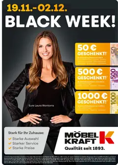 Vorschau von dem Prospekt des Geschäftes Möbel Kraft, gültig ab dem 19.11.2025