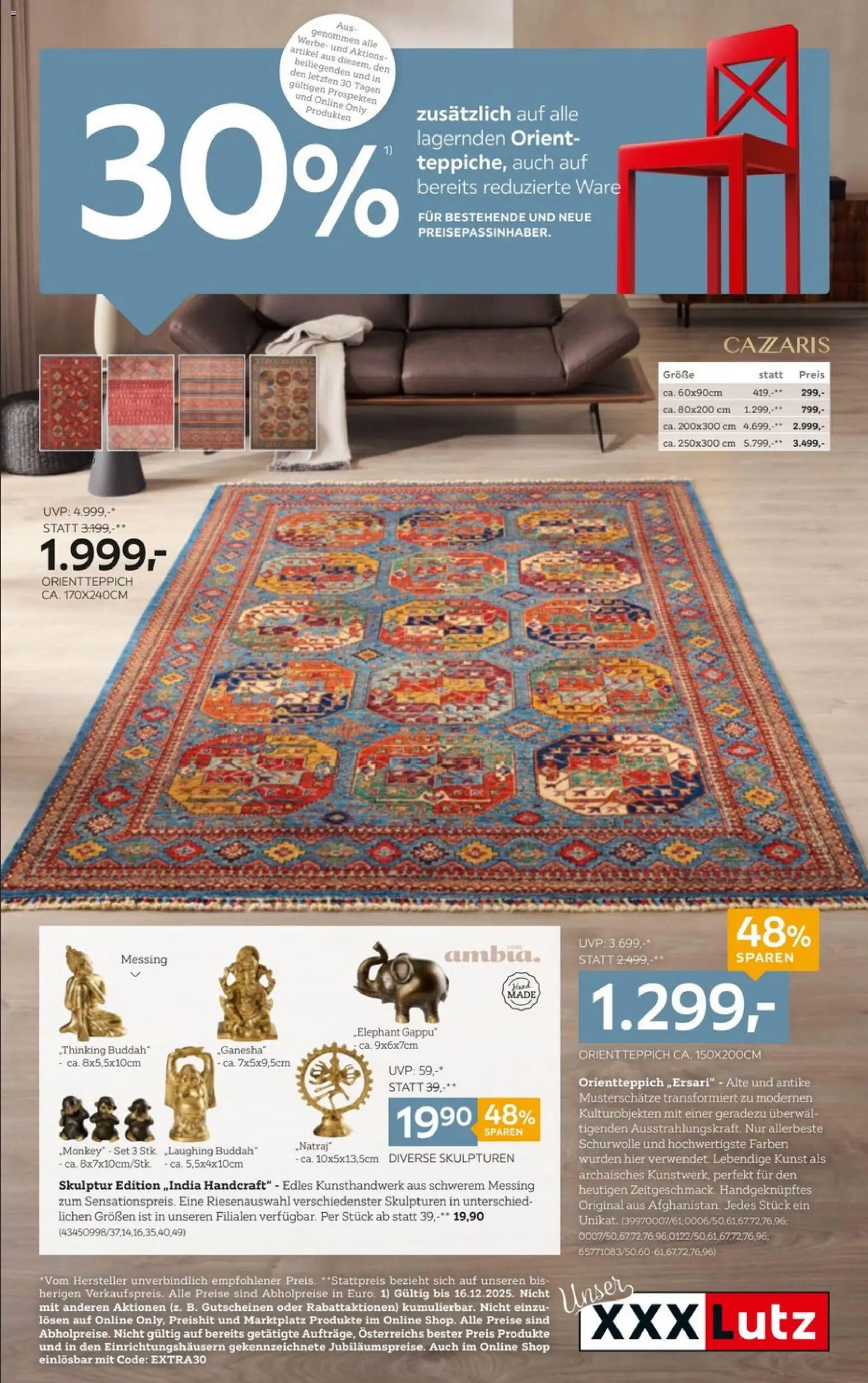 Vorschau der Angebote: XXXLutz Orient - Teppiche gültig ab 02.12.2025