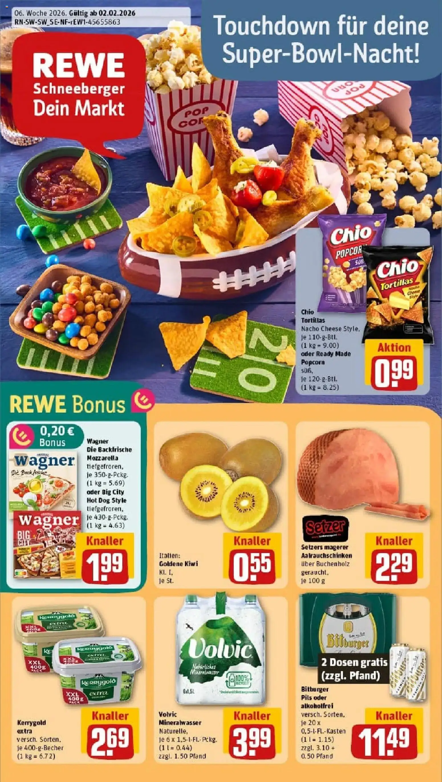 Vorschau von dem Prospekt des Geschäftes Rewe, gültig ab dem 02.02.2026