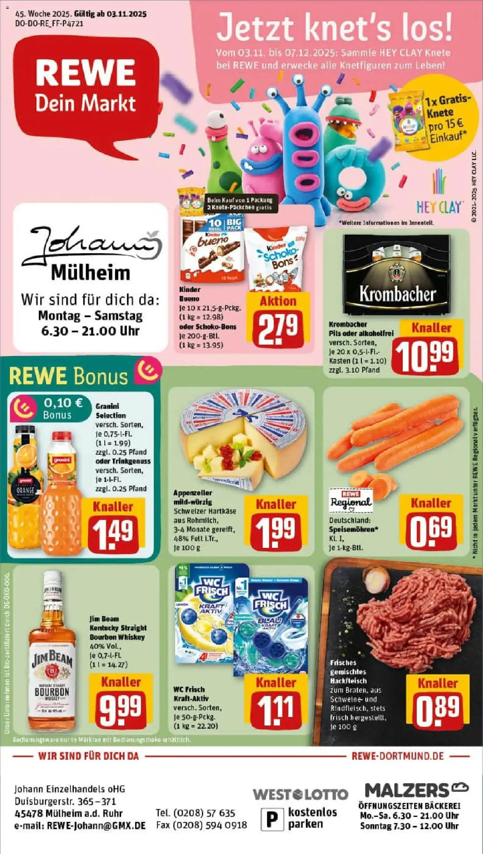 Vorschau von dem Prospekt des Geschäftes Rewe, gültig ab dem 02.11.2025