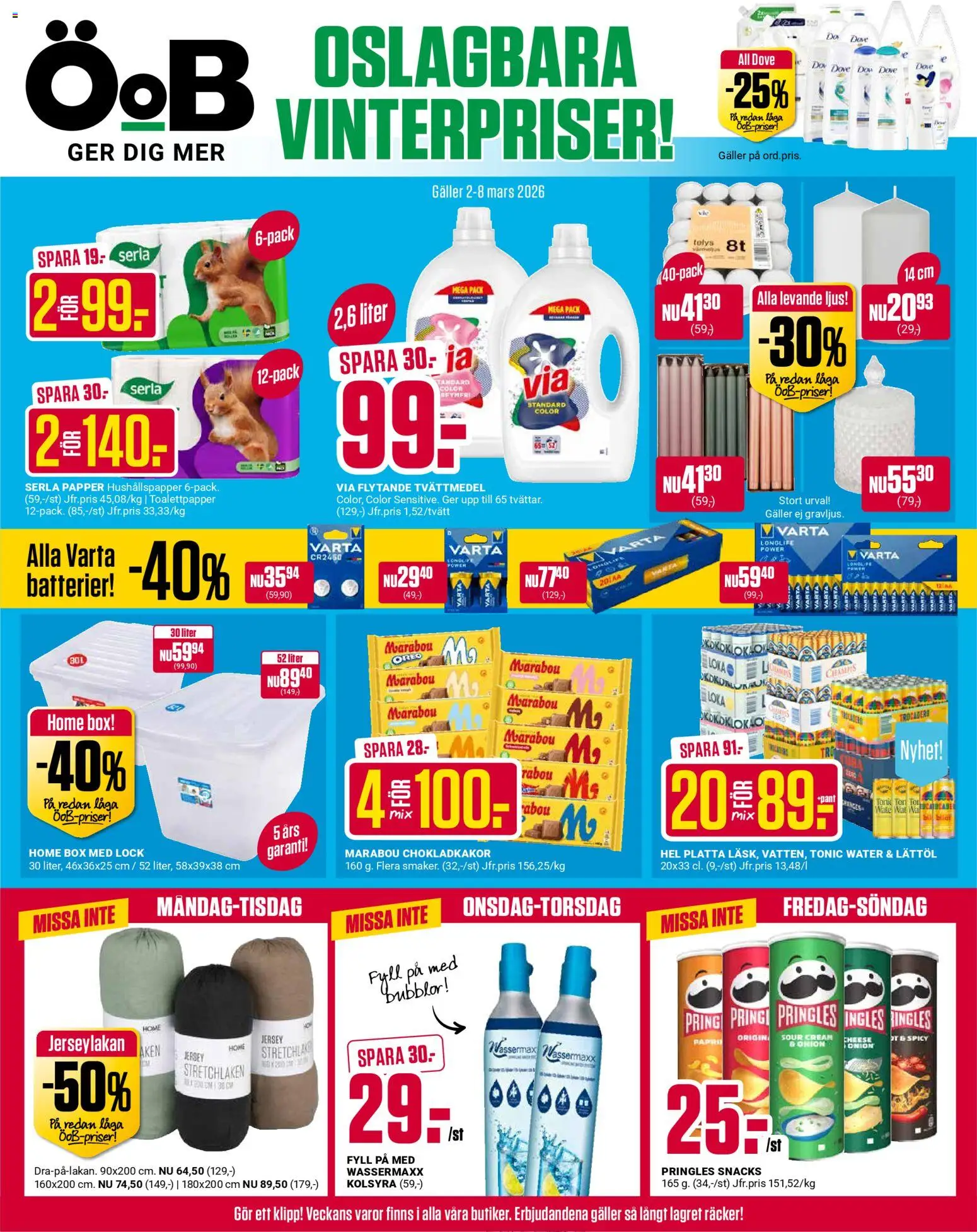 Förhandsgranska reklamblad ÖoB erbjudanden från butik ÖoB gäller från 02/03/2026