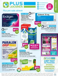 Náhľad Plus lekáreň letáku platného od 01.02.2026