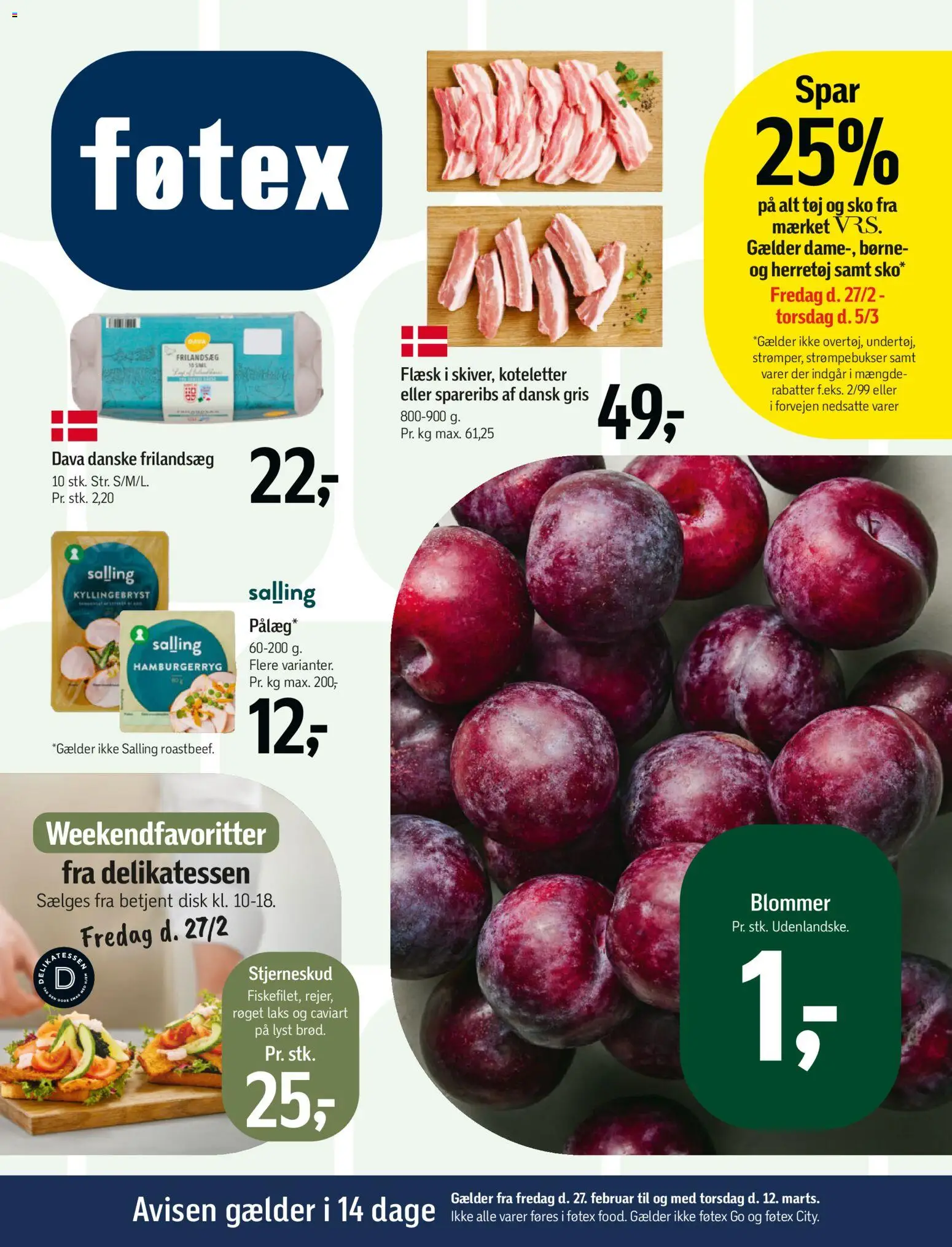 Eksempel på tilbudsavis Tilbudsavis fra butik Føtex gyldig fra 27/02/2026